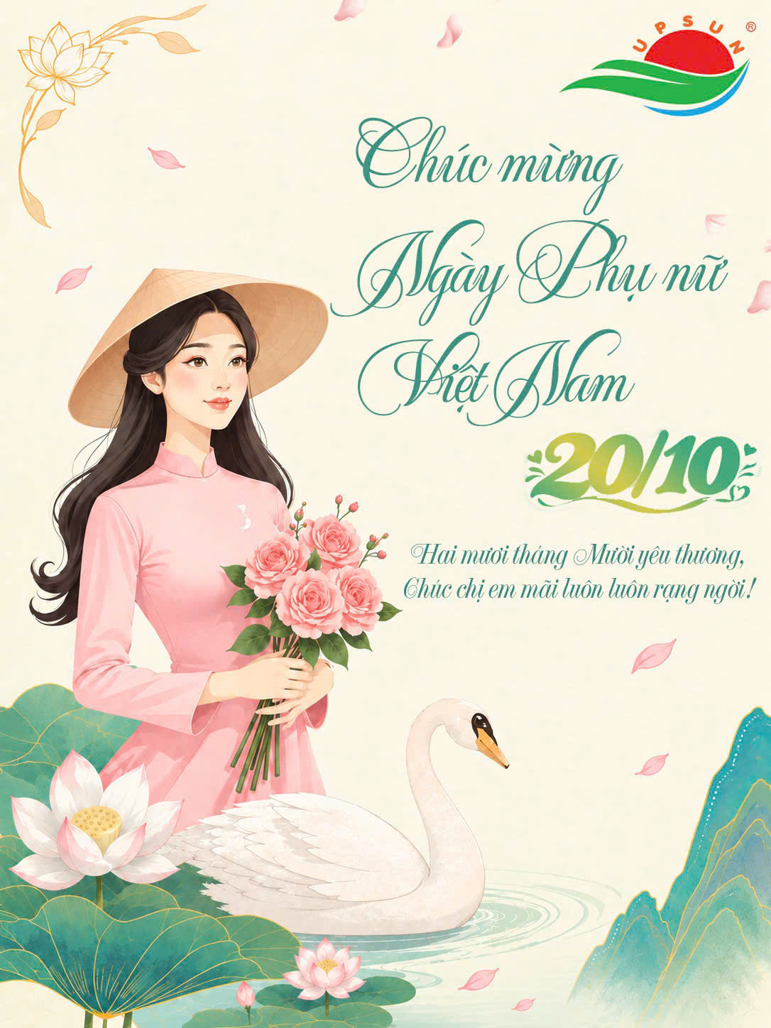 UPSUN CHÚC MỪNG NGÀY PHỤ NỮ VIỆT NAM 20/10 – TÔN VINH VẺ ĐẸP VÀ BẢN LĨNH PHỤ NỮ VIỆT