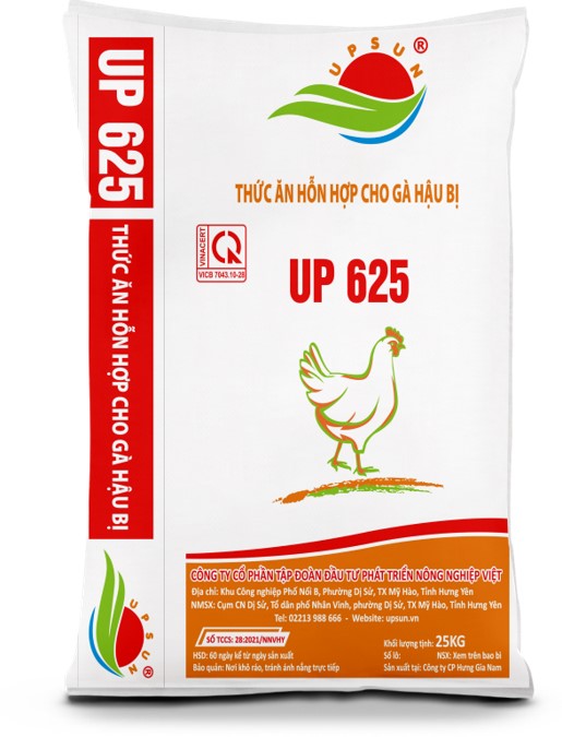 Hỗn hợp cho gà hậu bị UP 625 