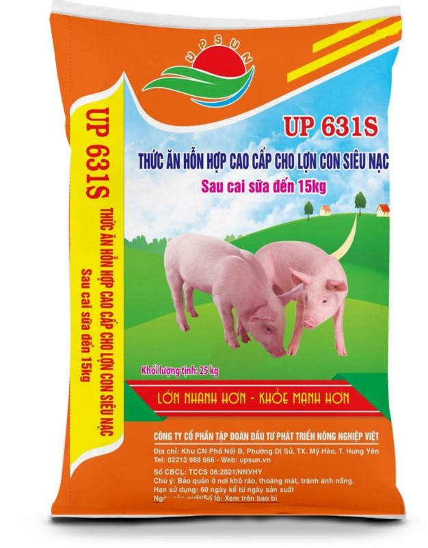Hỗn hợp cao cấp cho lợn con siêu nạc  UP631S