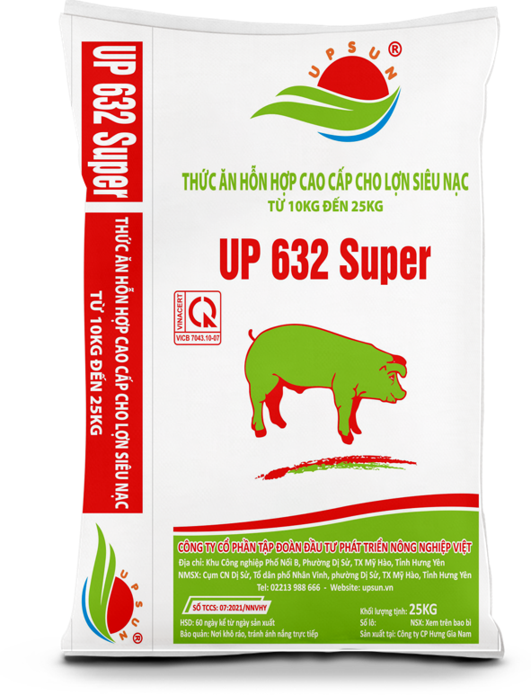 Hỗn hợp cao cấp cho lợn siêu nạc UP 632 Super 