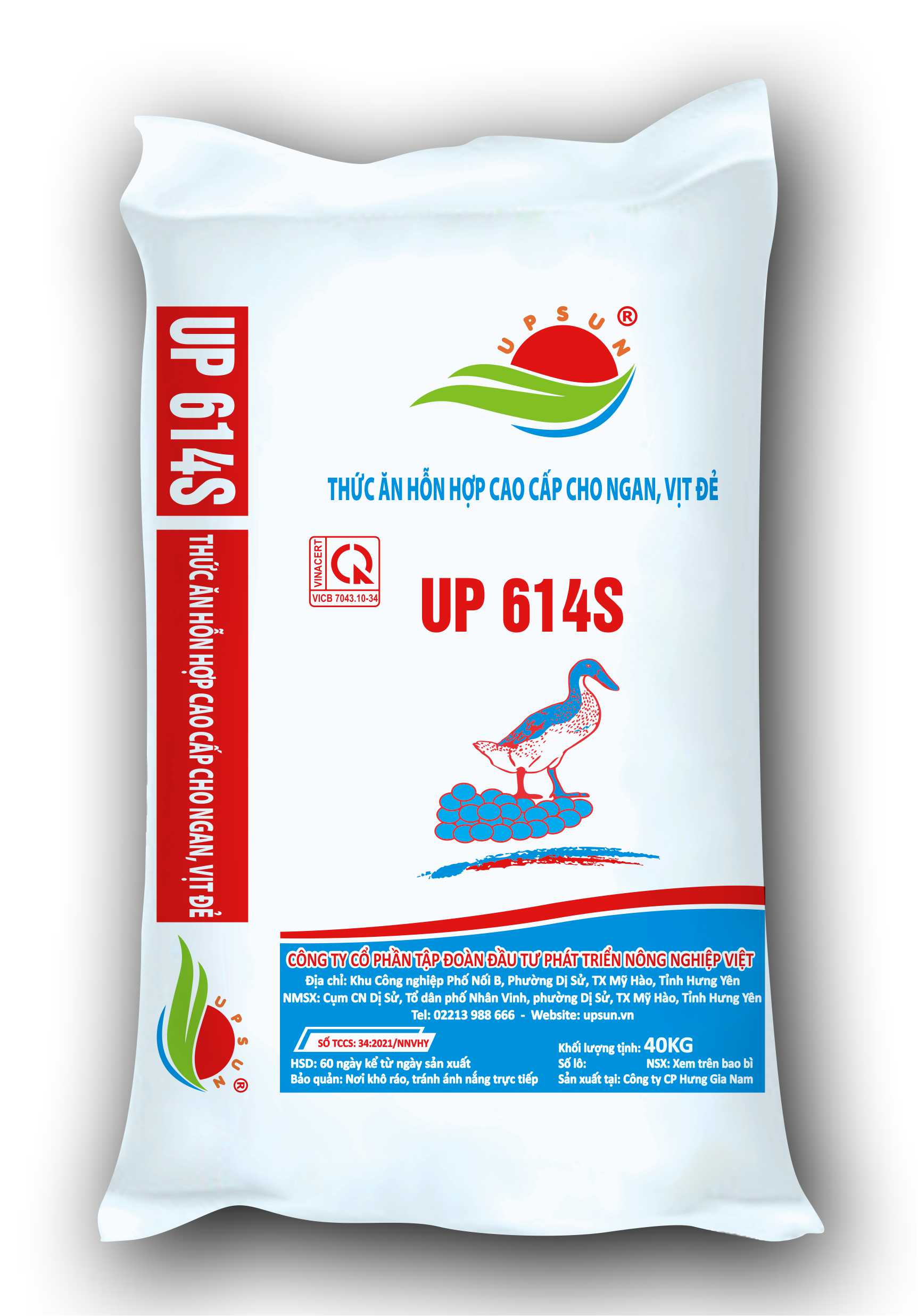 Thức ăn hỗn hợp cao cấp cho ngan, vịt đẻ