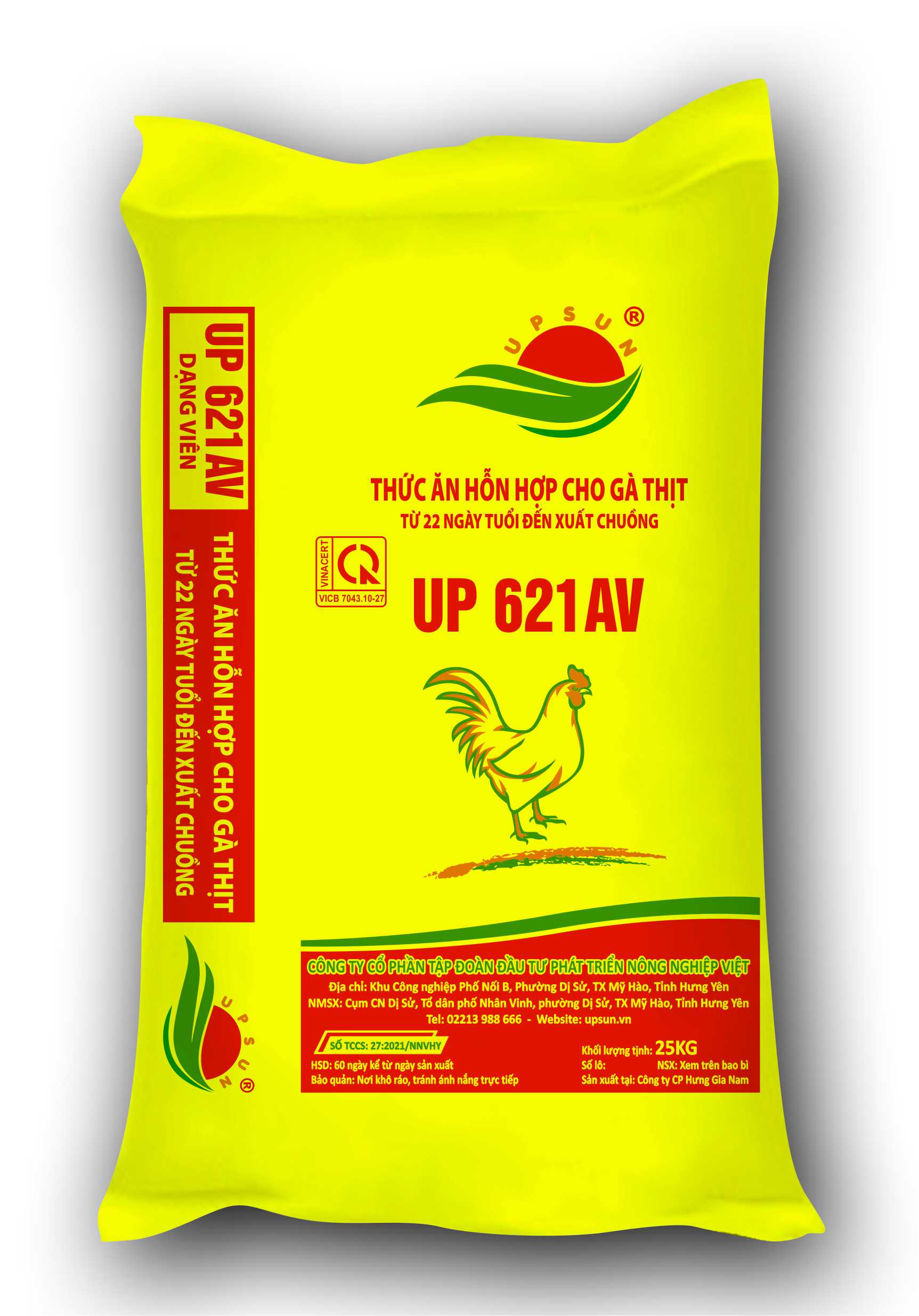 Hỗn hợp cho gà thịt UP621AV