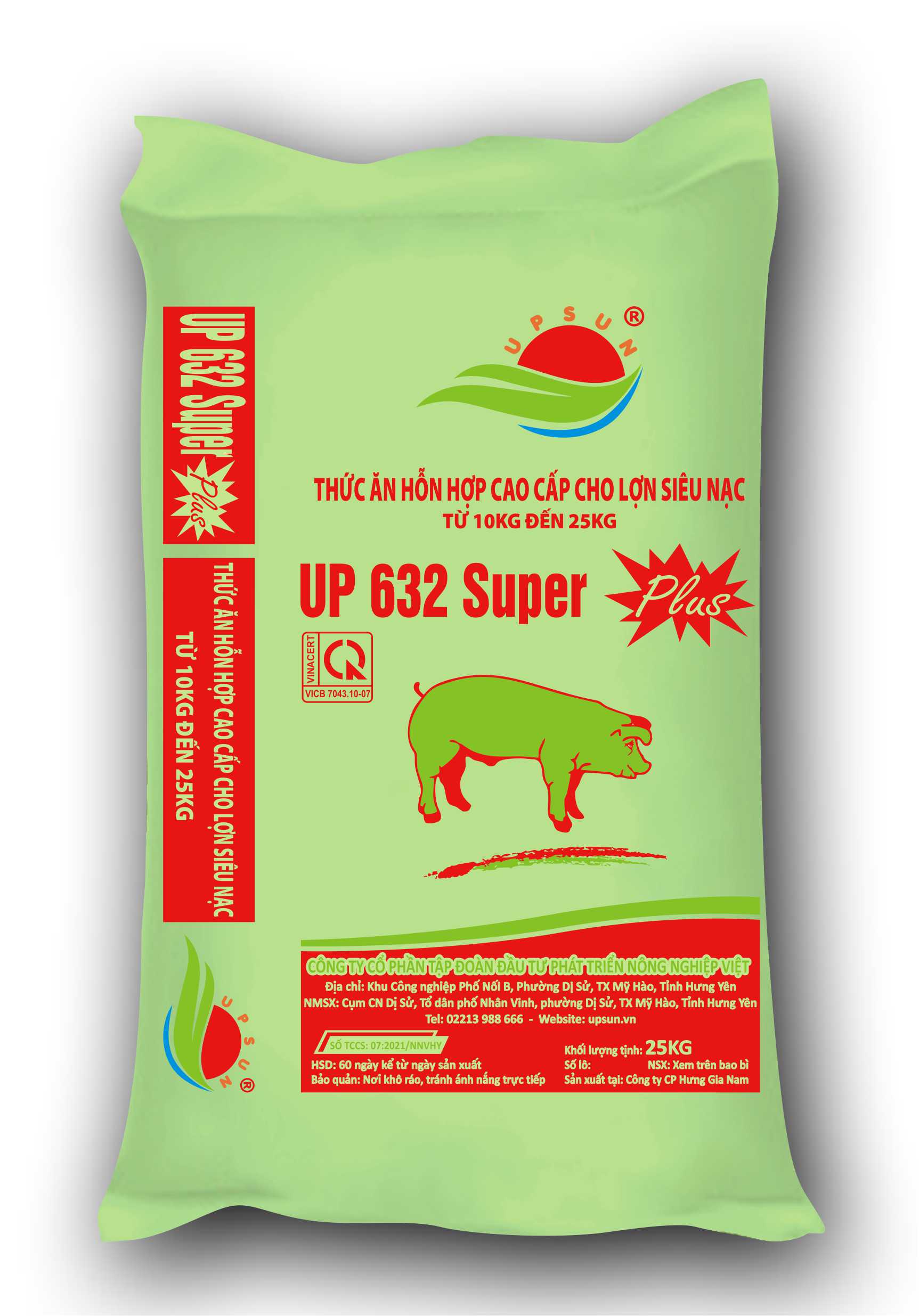 Hỗn hợp cao cấp cho lợn siêu nạc UP632SuperPlus