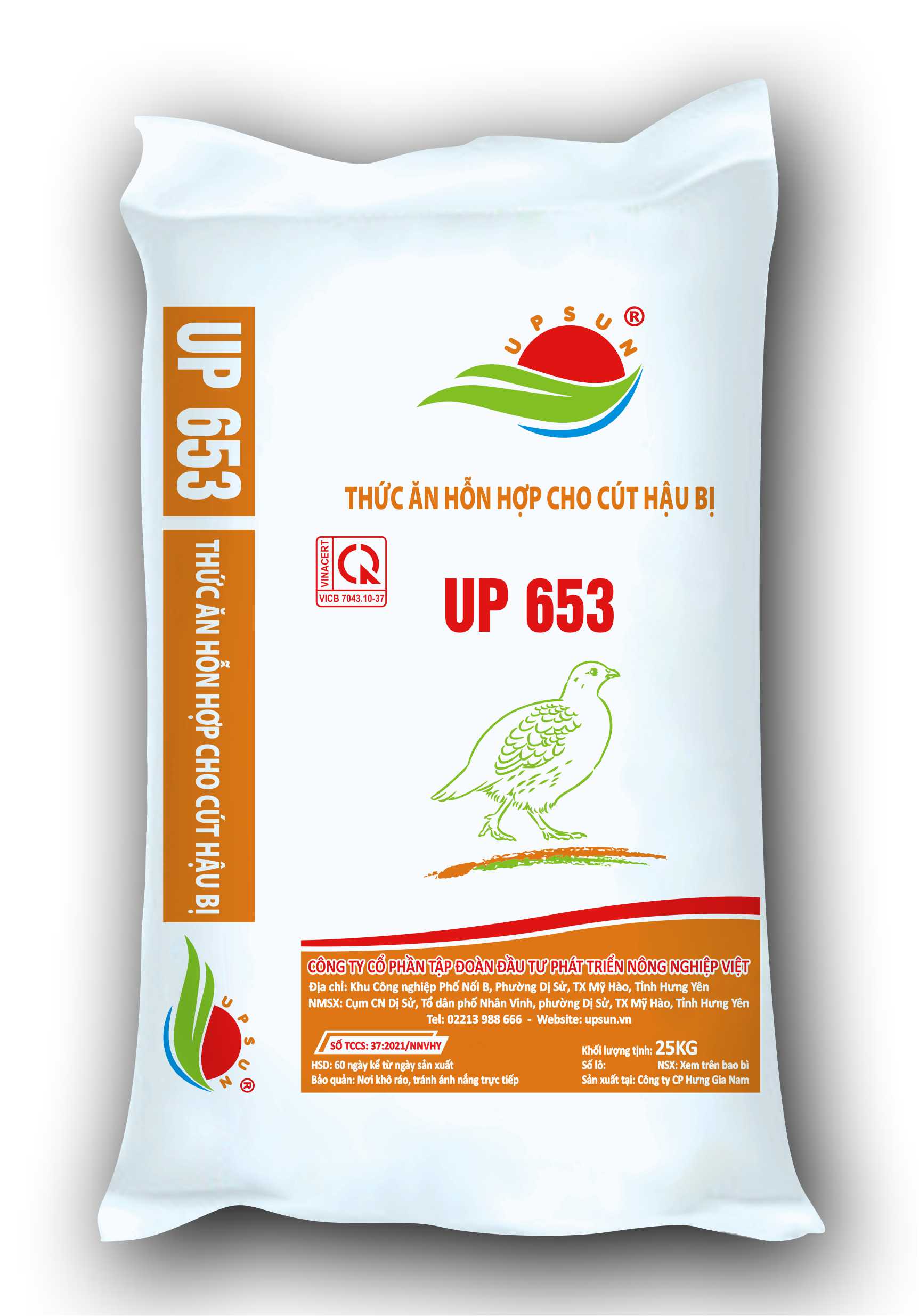 Thức ăn hỗn hợp cho chim cút hậu bị
